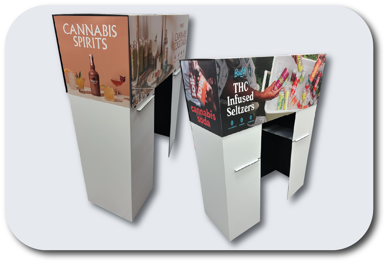 Beverage Display Quad-Way
